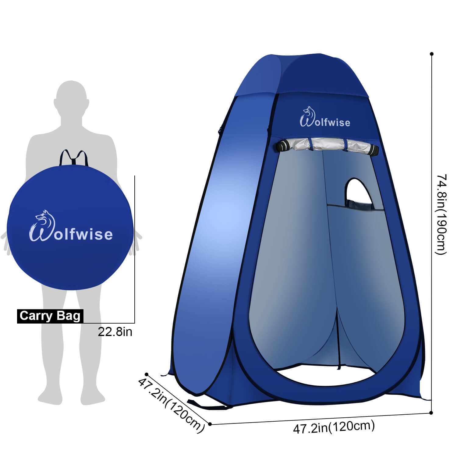 wolfwise-blazers-a20-pop-up-sichtschutzzelt-blau image 5