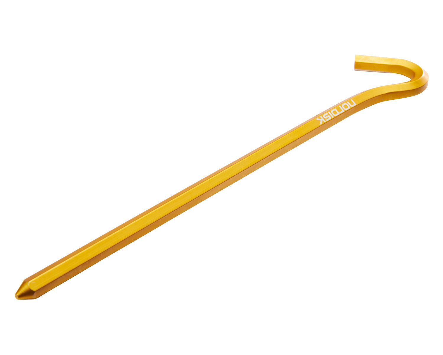 nordisk-aluminium-skewer-pegs-10-st-ck-mustard-yellow-vierkant-heringe-f-r-harte image 2