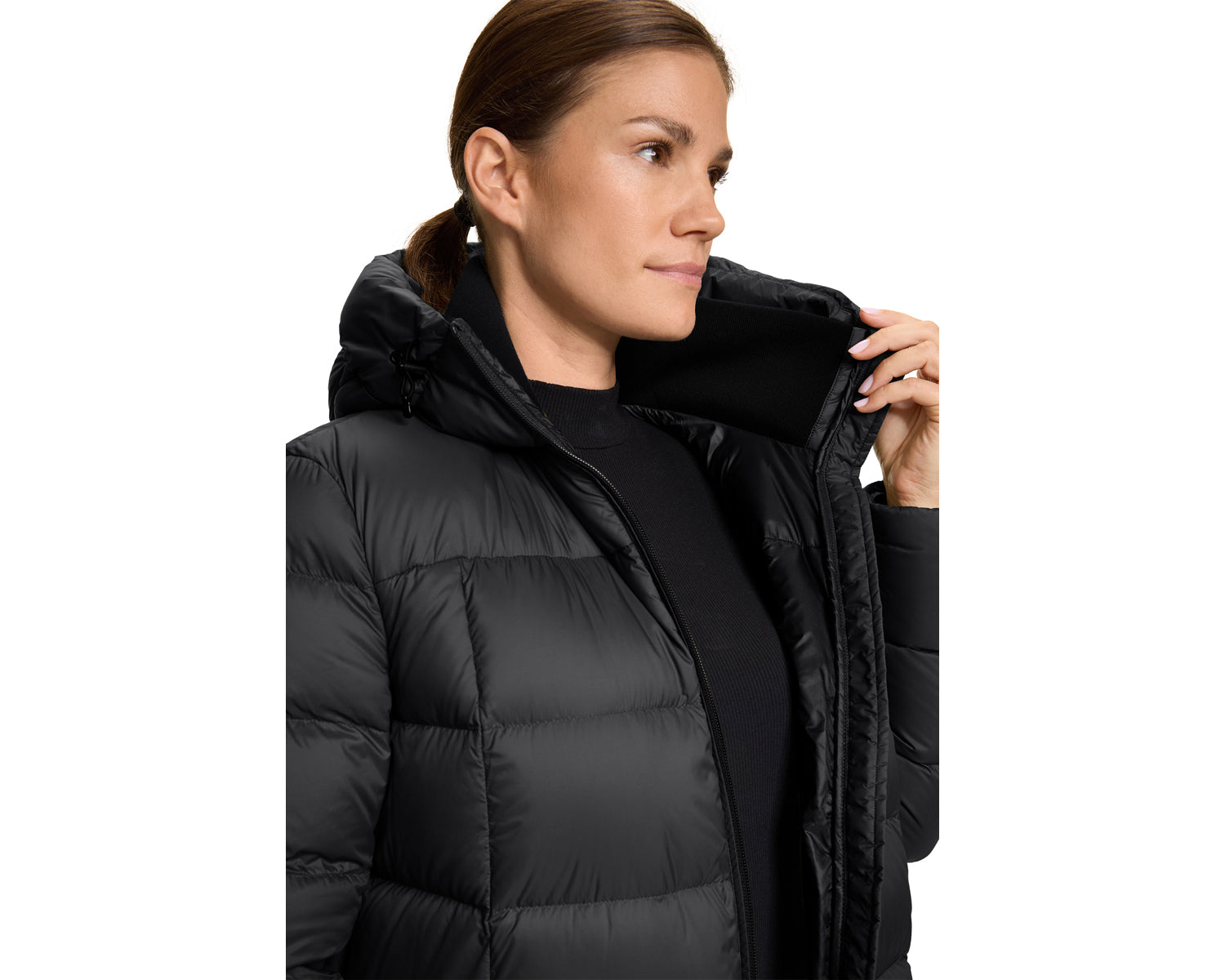 nordisk-nixie-damen-daunenmantel-schwarz-recyceltes-nylon-rds-crystal-down-dry image 5