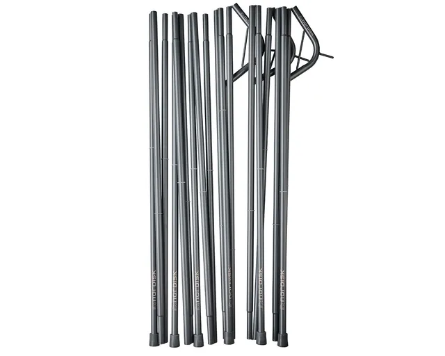 nordisk-vanaheim-40-spare-pole-set-ersatzgest-nge-steel-gunmetal-grey image 1