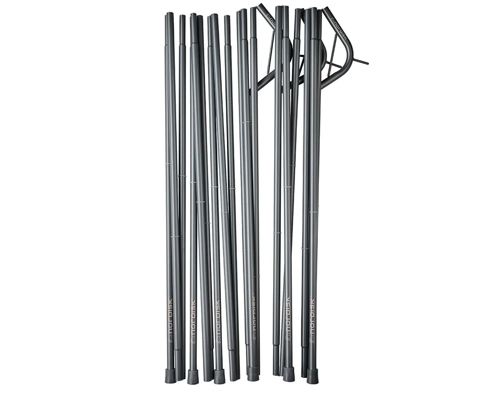 nordisk-vanaheim-40-spare-pole-set-ersatzgest-nge-steel-gunmetal-grey image 1