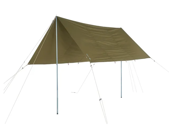 nordisk-kari-12-tarp-12-m-green-khaki-baumwoll-tarp image 1